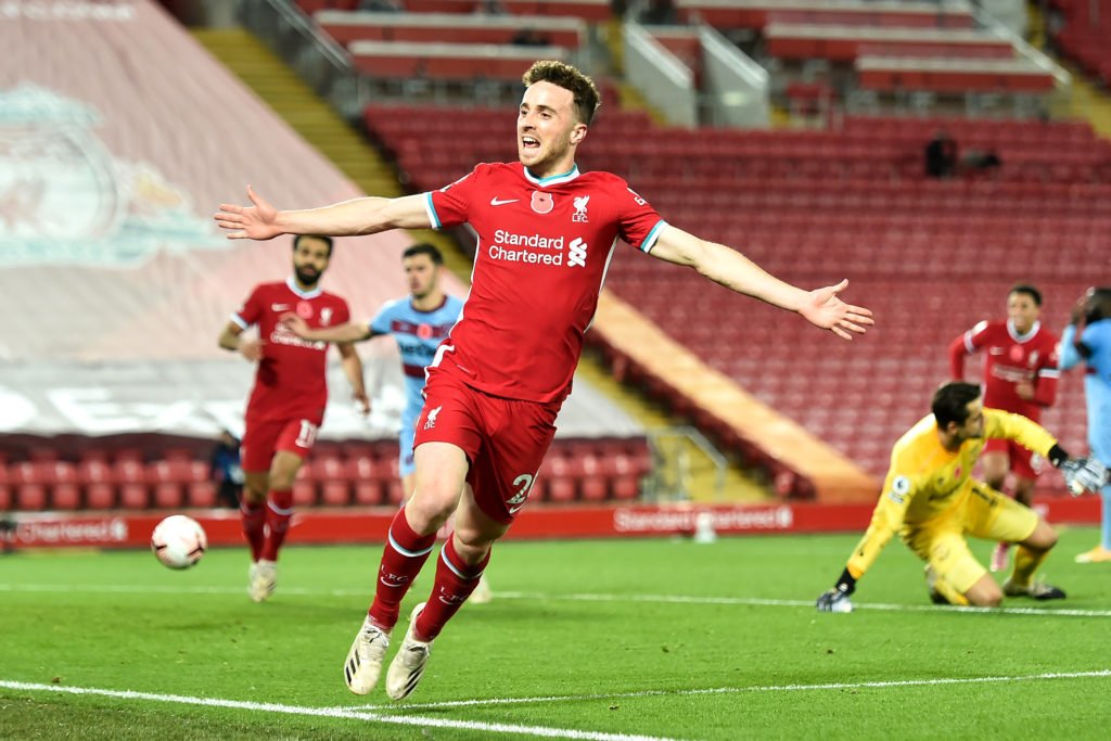 A l'étranger : Diogo Jota offre la victoire à Liverpool contre West Ham 1 Diogo Jota