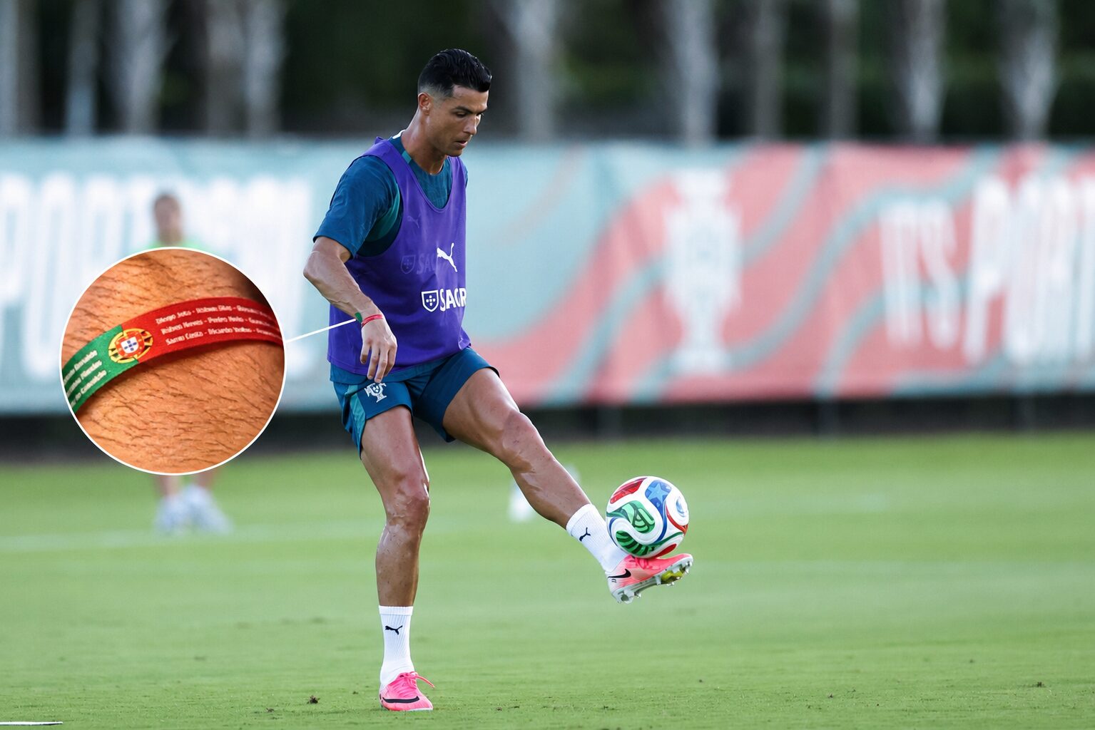 Coupe du Monde 2026 : la sublime initiative des joueurs du Portugal en mémoire de Diogo Jota Portugal Bracelet